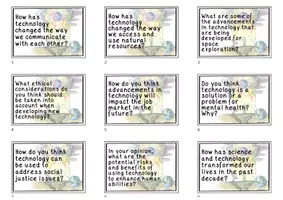 Vorschau - Interaktives Material - Is Science and Technology transforming Life? - Stop and Swap cards - Deckblatt