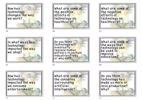 Vorschau - Interaktives Material - Is Science and Technology transforming Life? - Stop and Swap cards - Seite 2