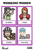 Vista previa - Juegos / Gamificación - WORKING WOMEN - Colour Flash cards - página 2