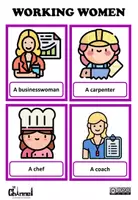 Vista previa - Juegos / Gamificación - WORKING WOMEN - Colour Flash cards - página 3