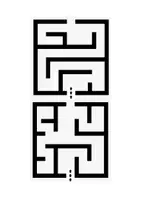 Vorschau - Mal- und Bastelvorlagen - Einfache Labyrinthe - Seite 3