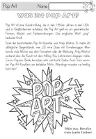 Vorschau - Stationenlernen - Pop Art - Tierjunge - Tiere im Frühling - Ausmalbilder differenziert inklusive Clipart - Seite 1