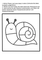 Vorschau - Spiele - Doodle Schnecken Würfeln & Malen - Kooperatives Kunstprojekt im Frühling - Seite 3