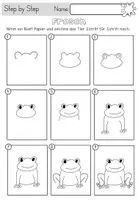 Vorschau - Arbeitsblätter - Kunst- Schritt für Schritt zeichnen - Tiere im Frühling / Jungtiere - Seite 3