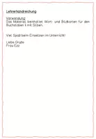Vorschau - Bildkarten - Buchstabe Ii - Bild- und Wortkarten - Seite 1