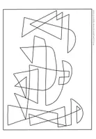 Vorschau - Mal- und Bastelvorlagen - Paul Klee: "Segelschiffe" - Ausmalbild - Seite 2