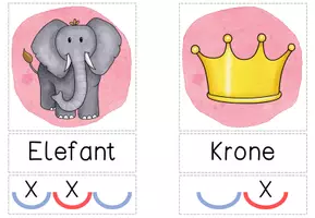 Vorschau - Bildkarten - Buchstabe Ee - Bild- und Wortkarten - Seite 3