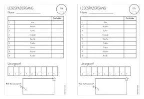 Vorschau - Arbeitsblätter - Lesespaziergang zum Buchstaben K/k - Seite 2