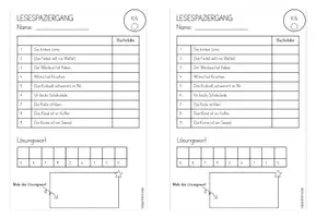 Vorschau - Arbeitsblätter - Lesespaziergang zum Buchstaben K/k - Seite 3