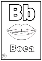 Vista previa - Manualidades / Dibujos para colorear - Lectoescritura: ABECEDARIO BLANCO Y NEGRO - página 2