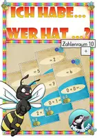 Vorschau - Unterrichtsreihen - Rechenspiel: Ich habe .... - Wer hat ...? - Additionen im Zahlenraum 10 - Deckblatt