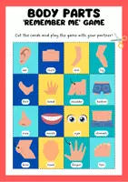 Vista previa - Juegos / Gamificación - Body Parts 'Remember Me' Game | Vocabulary - página 3