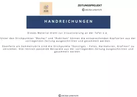 Vorschau - Arbeitsblätter - Materialpaket Zeitung - Aufbau, Tafelmaterial, Freiarbeit - Seite 3