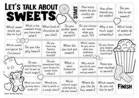 Aperçu - Jeux - sweets / food English game for speaking / Anglais - Page 2