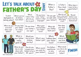 Aperçu - Jeux - Father's Day! English game for speaking / Anglais - Page 1