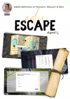 Vorschau - Spiele - Digitaler Escape Room: Adjektivdeklination - mit Genial.ly-Link - Deckblatt