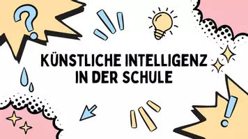 Vorschau - Präsentationen/Tafelbilder - Künstliche Intelligenz in der Schule - Präsentation - Deckblatt