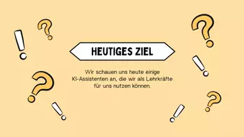 Vorschau - Präsentationen/Tafelbilder - Künstliche Intelligenz in der Schule - Präsentation - Seite 1