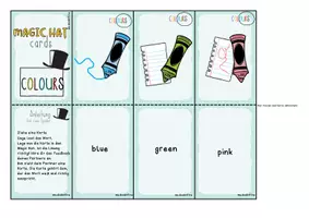 Vorschau - Aufgabenkarten - magic hat cards: colours - Seite 2