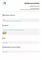 Vorschau - Stundenentwürfe - Englisch Grammatik - Seite 1