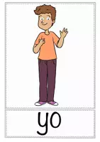 Vorschau - Präsentationen/Tafelbilder - Tafelkarten los pronombres personales - Personalpronomen - Seite 1