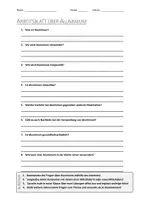 Vorschau - Arbeitsblätter - AB mit Fragen zum Thema "Aluminium" + Lösungsblatt + Mindmap + Infografik - Deckblatt