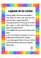Vista previa - Tarjetas / Manipulativos - Lapbook de los verbos - página 1