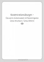 Vorschau - Unterrichtsreihen - Konzentrations- und Entspannungsübungen für das ADHS-Einzeltraining - Seite 3