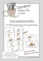 Vorschau - Fördermaterial/Inklusion - Instruktionsstreifen für ADHS-Einzeltraining und -Gruppentraining - Deckblatt