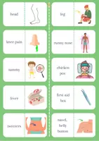 Vorschau - Spiele - "Being ill" vocabulary Domino game - ready to use - Seite 3