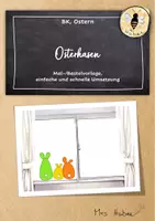 Vorschau - Mal- und Bastelvorlagen - Ostern: Osterhasen Dekoration - Deckblatt