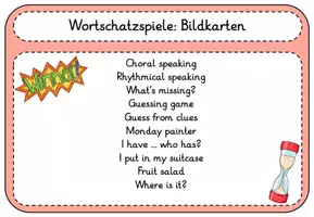 Vorschau - Spiele - Warm ups & Wortschatzspiele für den Englischunterricht mit Bild- und Wortkarten - Seite 3