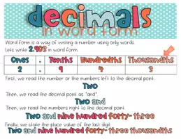 Vista previa - Tarjetas / Manipulativos - Decimal numbers in word form task cards - página 2