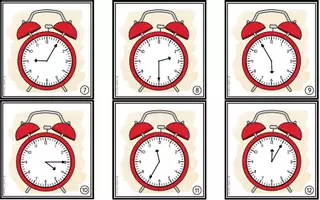 Vorschau - Arbeitsblätter - Telling the Time - Find it! Write it! - Seite 3