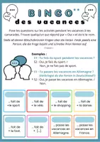 Vorschau - Arbeitsblätter - "Trouve quelqu'un qui": Bingo des vacances - faire de + activité (Französisch) - Seite 2