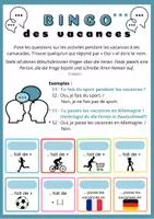 Vorschau - Arbeitsblätter - "Trouve quelqu'un qui": Bingo des vacances - faire de + activité (Französisch) - Seite 3