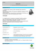 Vorschau - Klassenarbeiten - Woyzeck - Klausur mit EHZ - Weltbild und Menschenbild - Büchner - Sachtextanalyse - Seite 1