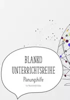 Vorschau - Stundenentwürfe - Blanko Reihenplanung - Deckblatt