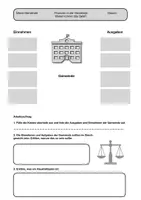 Vorschau - Arbeitsblätter - Haushaltsplan in einer Gemeinde - Deckblatt