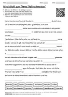 Vorschau - Arbeitsblätter - Lernposter + Arbeitsblätter zum Thema "Native American" + Lösung & Fragen & MP3 + Mindmap + Infografik - Seite 1