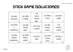 Vista previa - Juegos / Gamificación - PACK LAS HORAS - 2 NIVELES - página 2