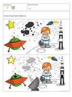 Aperçu - Préparation de séance / Séance complète - Cahier passe-temps Espace - Page 1