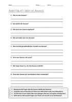 Vorschau - Arbeitsblätter - AB mit Fragen zum Thema "Ananas" + Lösungsblatt + Infografik - Deckblatt