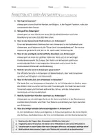 Vorschau - Arbeitsblätter - AB mit Fragen zum Thema "Antwerpen" + Lösungsblatt - Seite 1