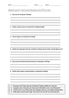 Vorschau - Arbeitsblätter - Lernposter + AB mit Fragen zum Thema "Arabischer Frühling" + Lösungsblatt + Infografik - Seite 1