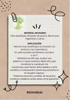 Vista previa - Unidades / Secuencias / Situaciones de Aprendizaje - Ata la pasta @elrinconderukii - página 1