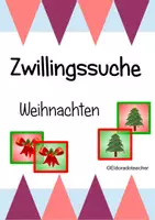 Vorschau - Spiele - Zwillingssuche Weihnachten - Deckblatt