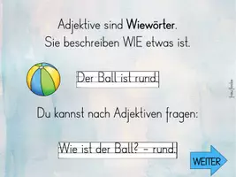 Vorschau - Präsentationen/Tafelbilder - Interaktive PDF Adjektive - Seite 2