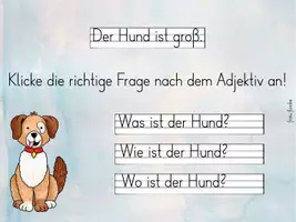 Vorschau - Präsentationen/Tafelbilder - Interaktive PDF Adjektive - Seite 3