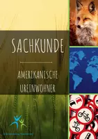 Vorschau - Arbeitsblätter - Alles rund um die amerikanischen Ureinwohner- inklusive Lösungen - Deckblatt